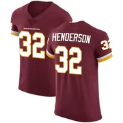 Men's Xavier Henderson Washington Commanders Elite Burgundy Team Color Vapor Untouchable Jersey