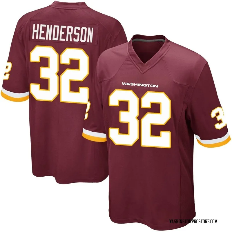 Men's Xavier Henderson Washington Commanders Game Burgundy Team Color Jersey