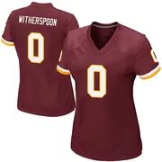 Women's Ahkello Witherspoon Washington Commanders Game Burgundy Team Color Jersey