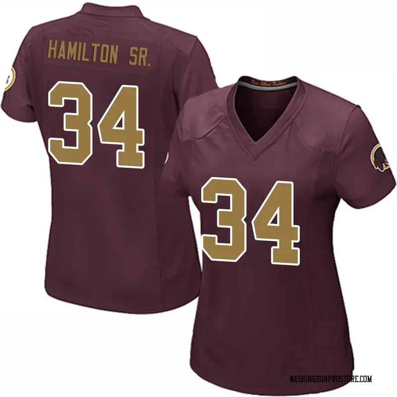 Women's Antonio Hamilton Sr. Washington Commanders Game Burgundy Alternate Jersey