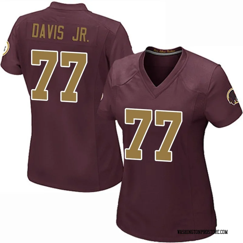 Women's Carl Davis Jr. Washington Commanders Game Burgundy Alternate Jersey