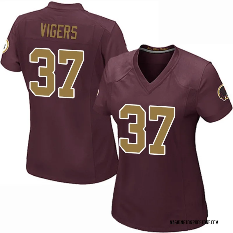 Women's Car'lin Vigers Washington Commanders Game Burgundy Alternate Jersey