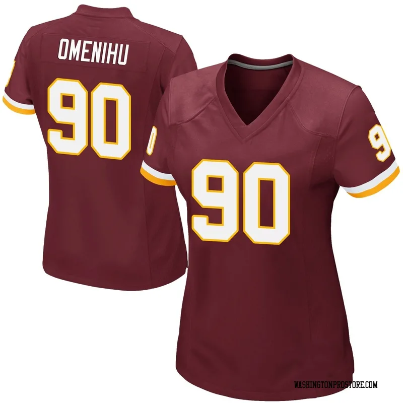 Women's Charles Omenihu Washington Commanders Game Burgundy Team Color Jersey