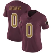 Women's Chig Okonkwo Washington Commanders Limited Burgundy Alternate Vapor Untouchable Jersey