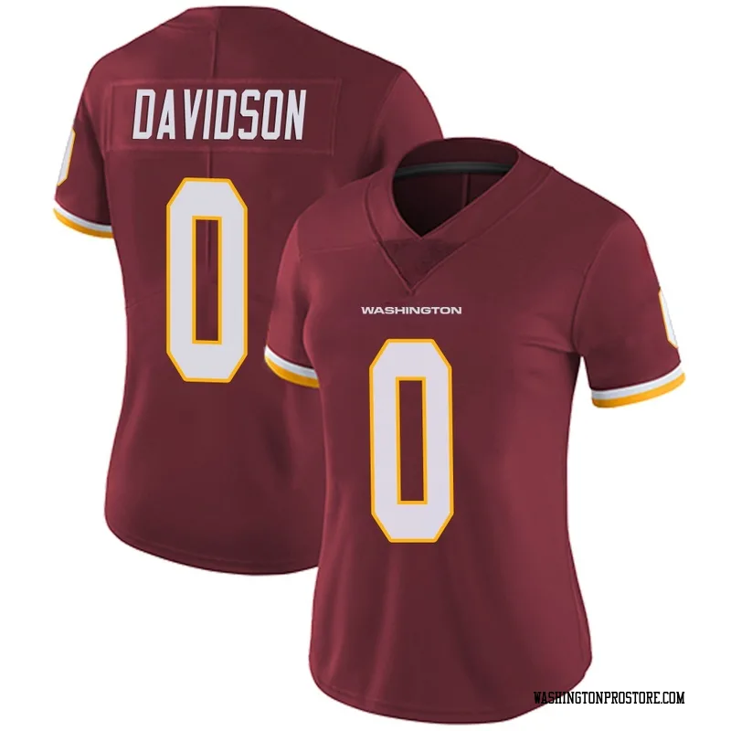 Women's D.J. Davidson Washington Commanders Limited Burgundy Team Color Vapor Untouchable Jersey