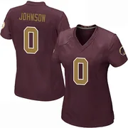 Women's DJ Johnson Washington Commanders Game Burgundy Alternate Jersey