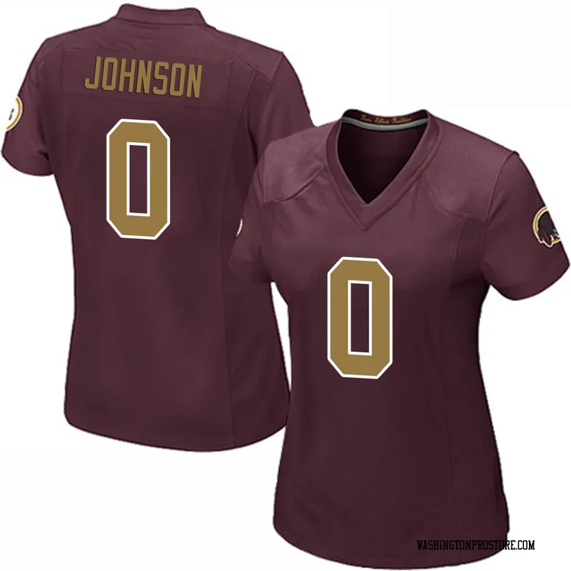 Women's DJ Johnson Washington Commanders Game Burgundy Alternate Jersey