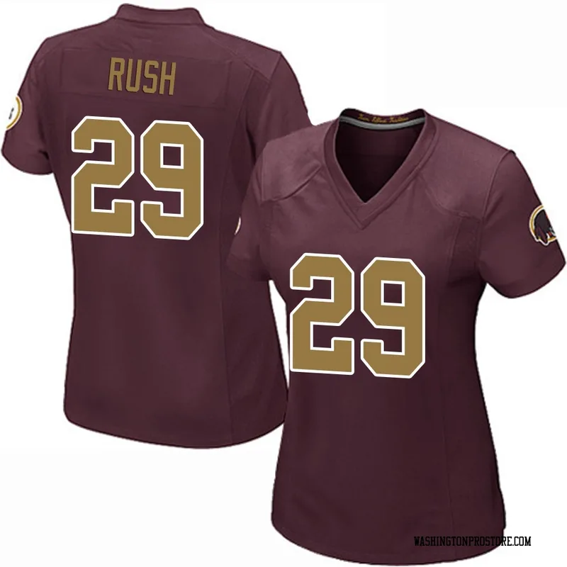 Women's Darius Rush Washington Commanders Game Burgundy Alternate Jersey