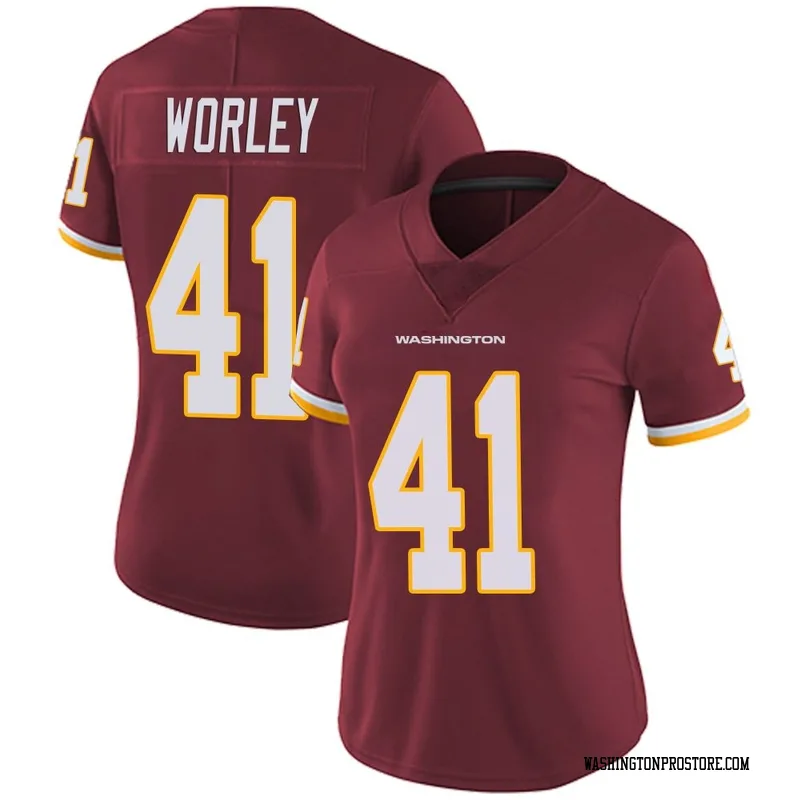 Women's Daryl Worley Washington Commanders Limited Burgundy Team Color Vapor Untouchable Jersey