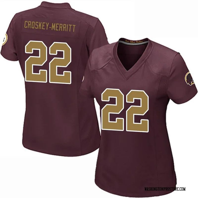 Women's Jacory Croskey-Merritt Washington Commanders Game Burgundy Alternate Jersey