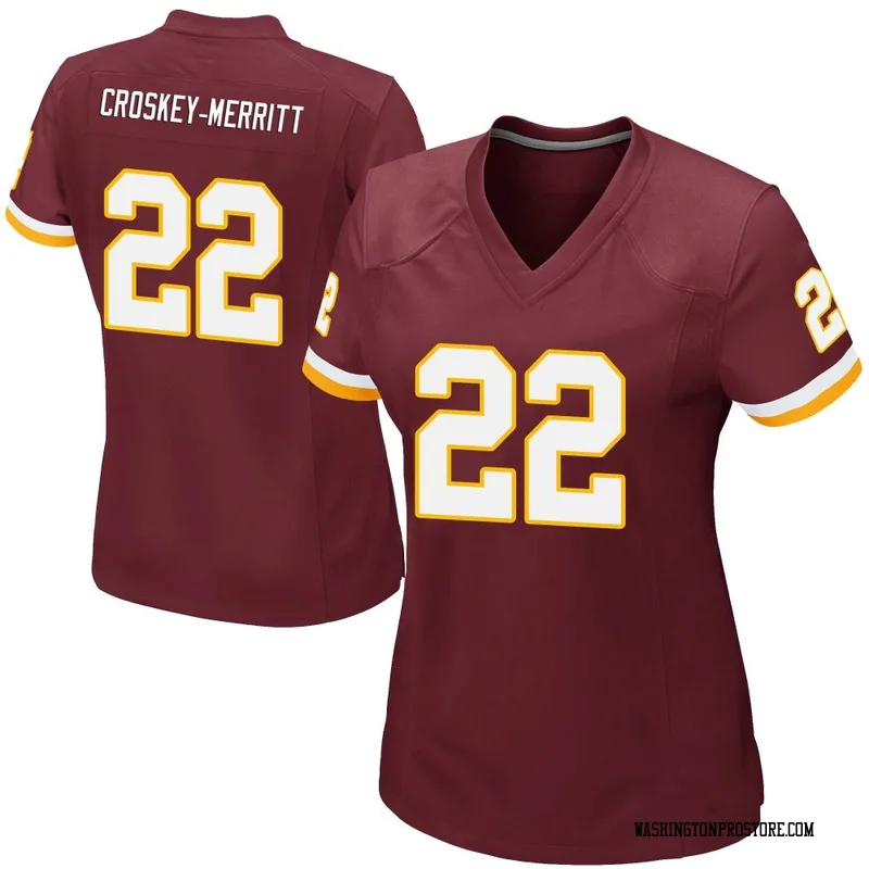 Women's Jacory Croskey-Merritt Washington Commanders Game Burgundy Team Color Jersey
