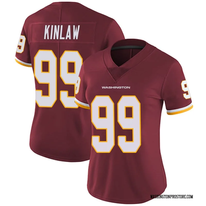 Women's Javon Kinlaw Washington Commanders Limited Burgundy Team Color Vapor Untouchable Jersey