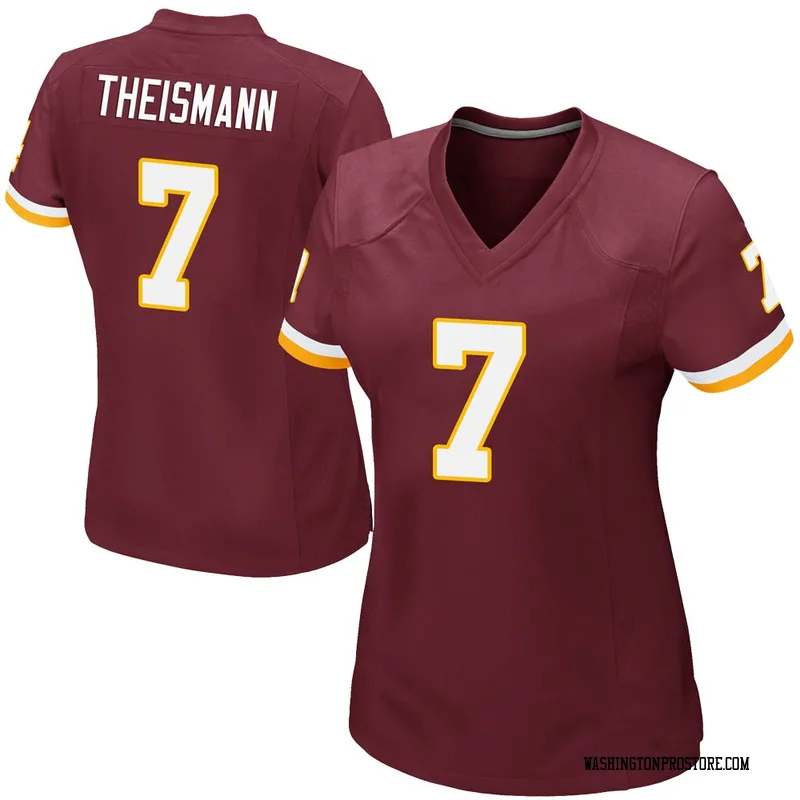 Women's Joe Theismann Washington Commanders Game Burgundy Team Color Jersey