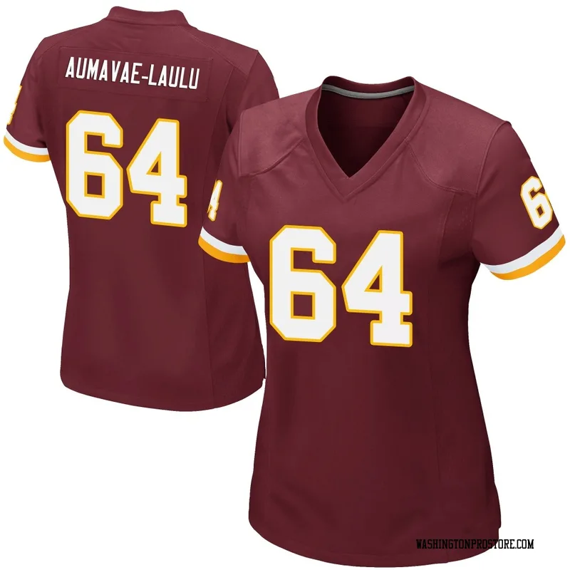 Women's Malaesala Aumavae-Laulu Washington Commanders Game Burgundy Team Color Jersey