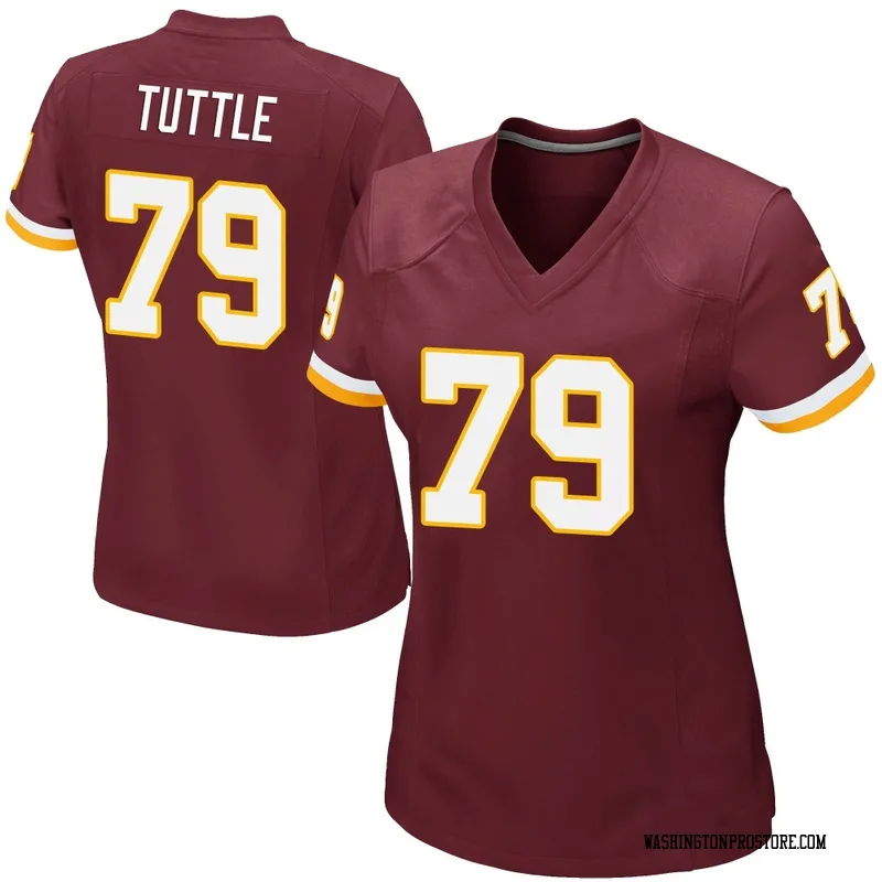 Women's Shy Tuttle Washington Commanders Game Burgundy Team Color Jersey