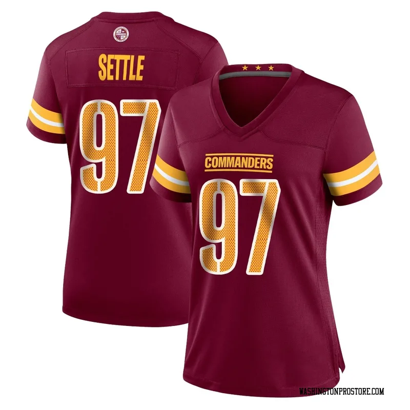 Women's Tim Settle Washington Commanders Game Burgundy Jersey