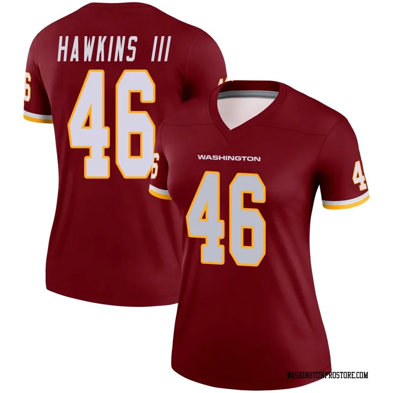 Women's Tre Hawkins III Washington Commanders Legend Burgundy Jersey