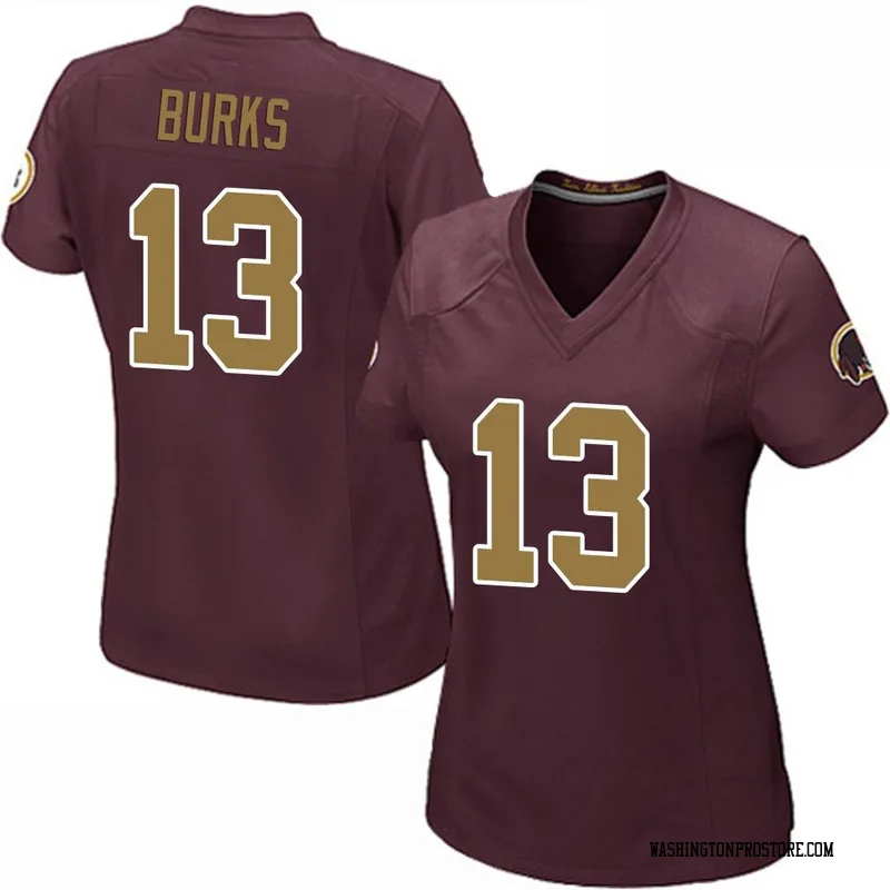 Women's Treylon Burks Washington Commanders Game Burgundy Alternate Jersey