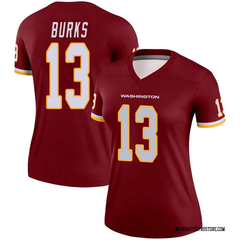 Women's Treylon Burks Washington Commanders Legend Burgundy Jersey