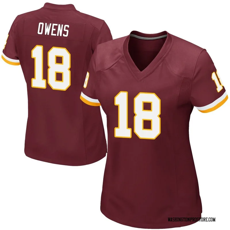 Women's Tyler Owens Washington Commanders Game Burgundy Team Color Jersey