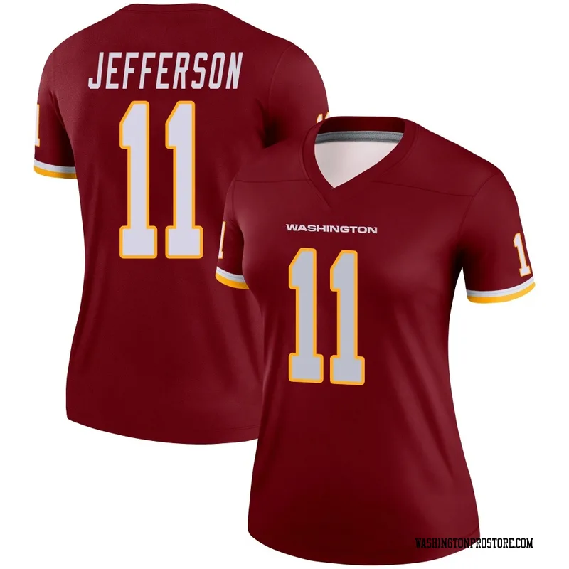 Women's Van Jefferson Washington Commanders Legend Burgundy Jersey