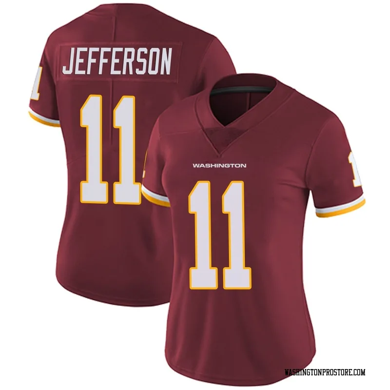 Women's Van Jefferson Washington Commanders Limited Burgundy Team Color Vapor Untouchable Jersey