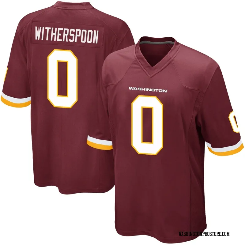 Youth Ahkello Witherspoon Washington Commanders Game Burgundy Team Color Jersey