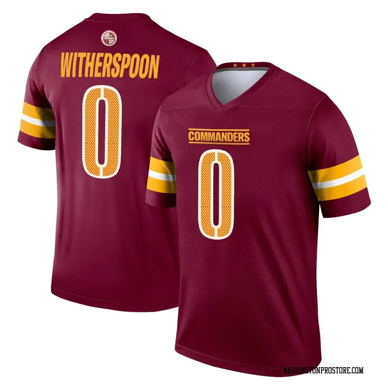 Youth Ahkello Witherspoon Washington Commanders Legend Burgundy Jersey