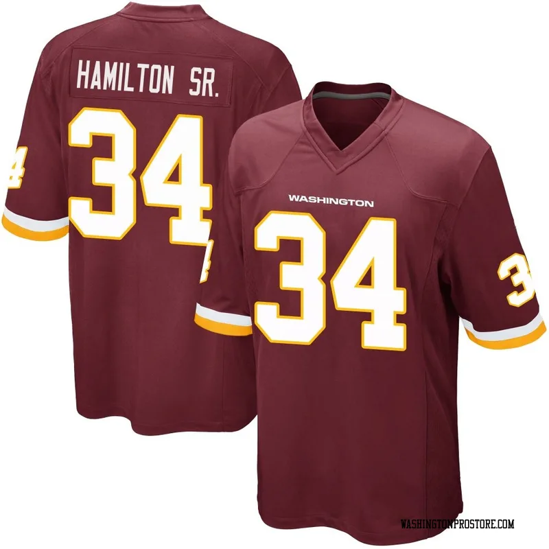 Youth Antonio Hamilton Sr. Washington Commanders Game Burgundy Team Color Jersey