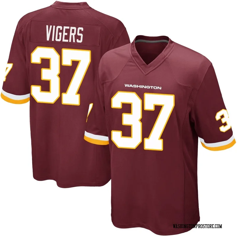 Youth Car'lin Vigers Washington Commanders Game Burgundy Team Color Jersey