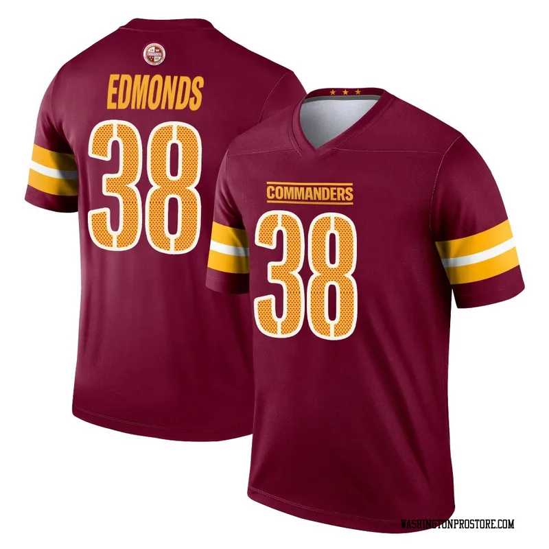 Youth Chase Edmonds Washington Commanders Legend Burgundy Jersey