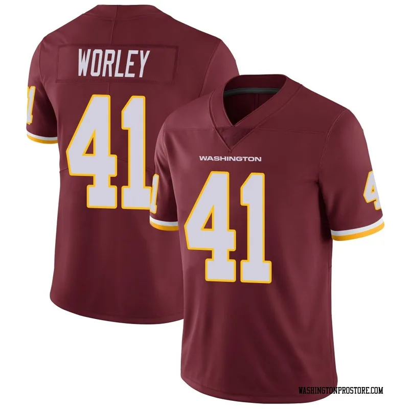 Youth Daryl Worley Washington Commanders Limited Burgundy Team Color Vapor Untouchable Jersey
