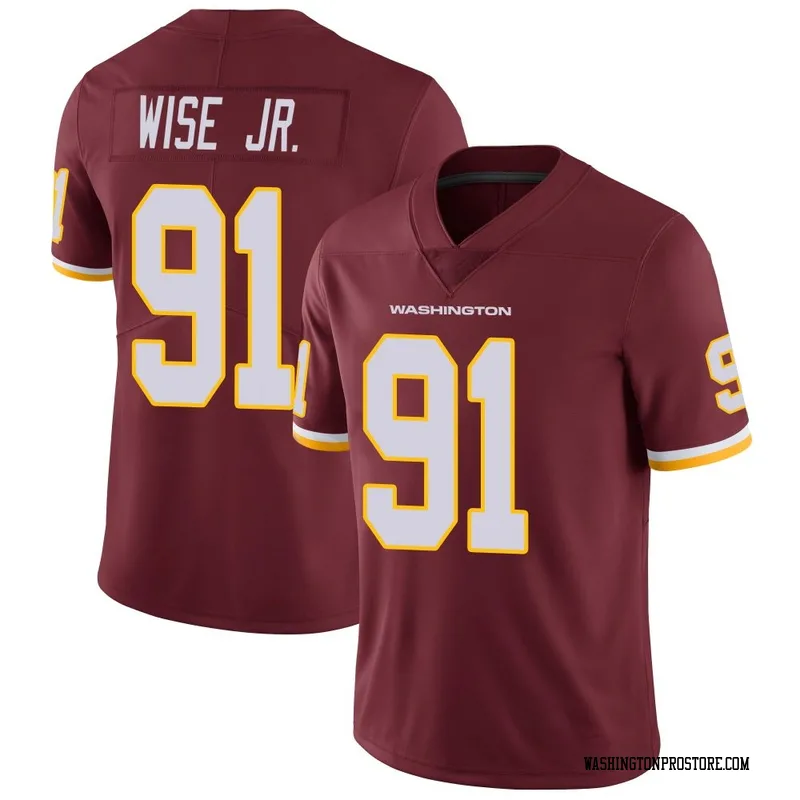 Youth Deatrich Wise Jr. Washington Commanders Limited Burgundy Team Color Vapor Untouchable Jersey