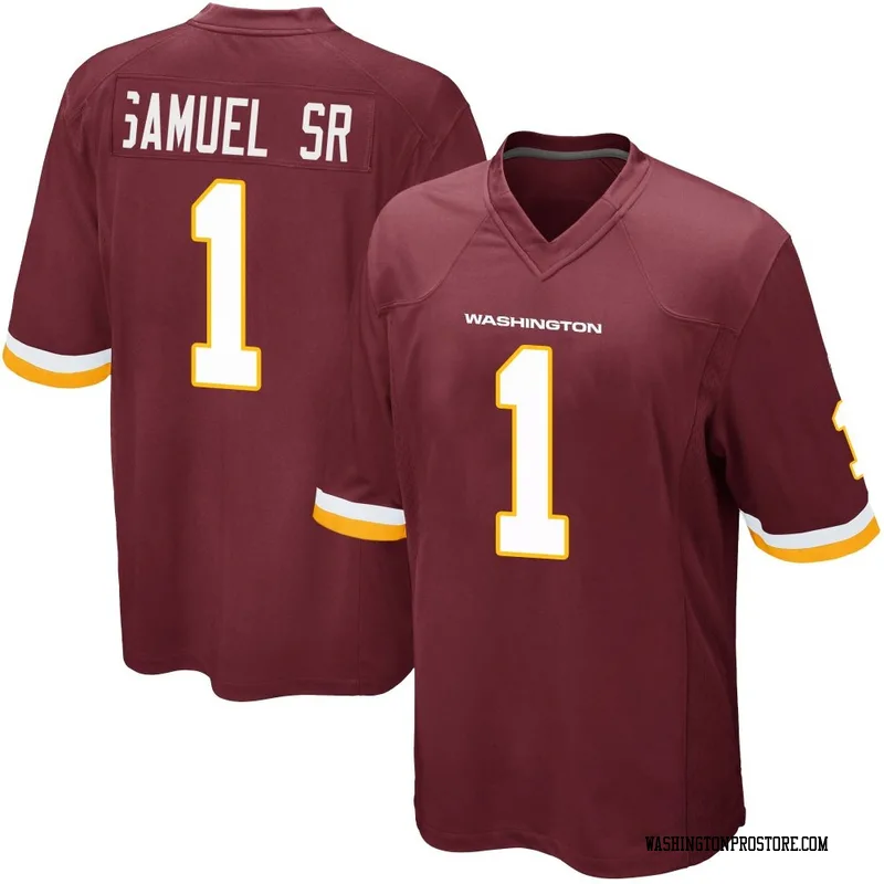 Youth Deebo Samuel Sr. Washington Commanders Game Burgundy Team Color Jersey