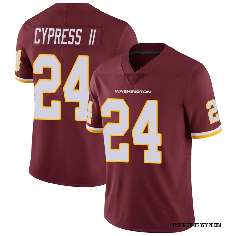 Youth Fentrell Cypress II Washington Commanders Limited Burgundy Team Color Vapor Untouchable Jersey