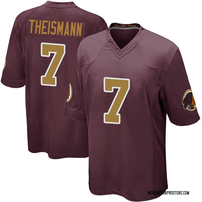 Youth Joe Theismann Washington Commanders Game Burgundy Alternate Jersey
