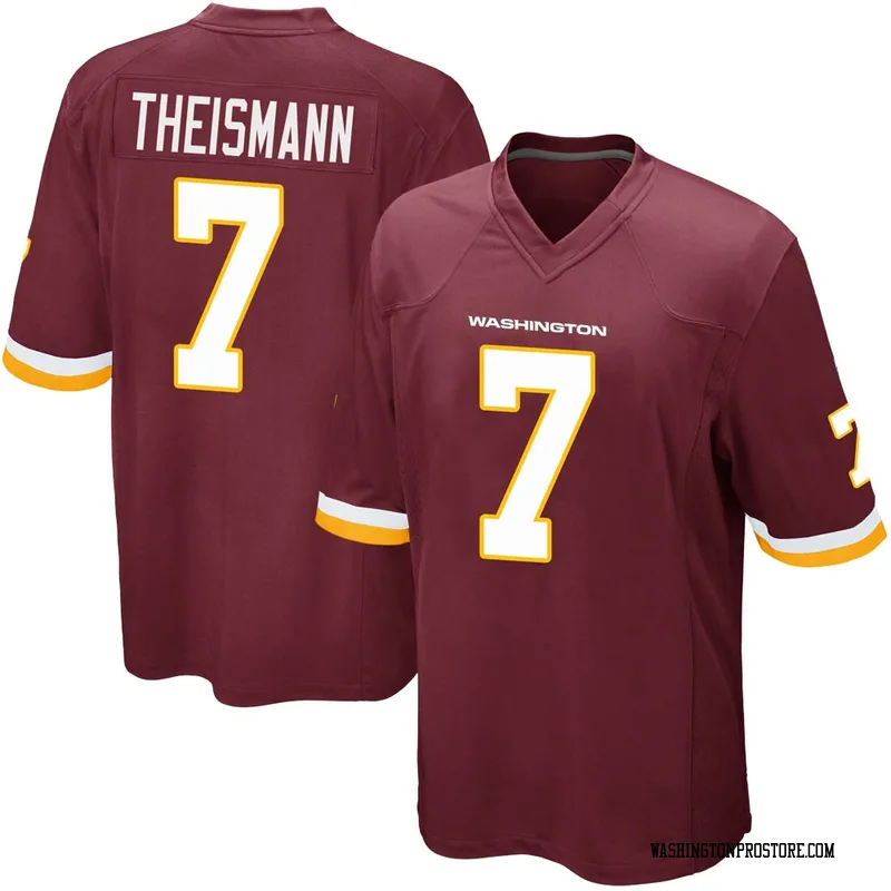Youth Joe Theismann Washington Commanders Game Burgundy Team Color Jersey