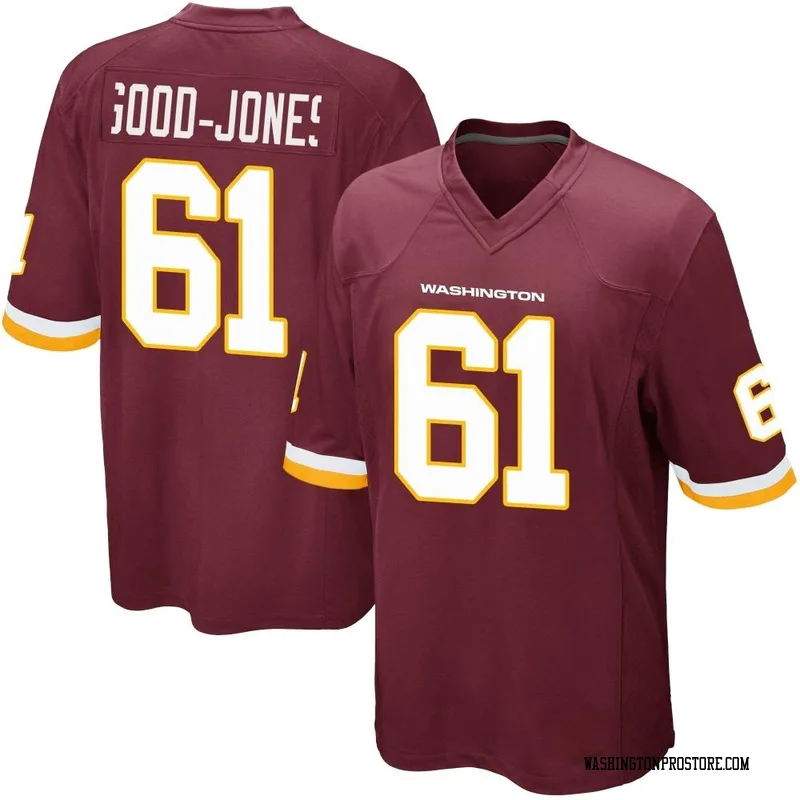 Youth Julian Good-Jones Washington Commanders Game Burgundy Team Color Jersey