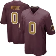 Youth Quentin Moore Washington Commanders Game Burgundy Alternate Jersey