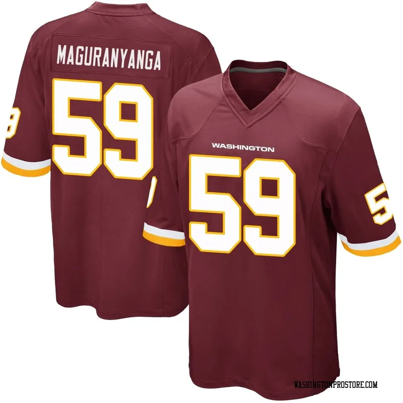 Youth T.J. Maguranyanga Washington Commanders Game Burgundy Team Color Jersey