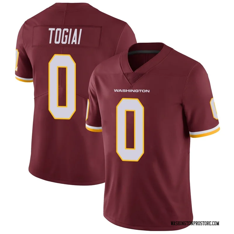 Youth Tanoa Togiai Washington Commanders Limited Burgundy Team Color Vapor Untouchable Jersey
