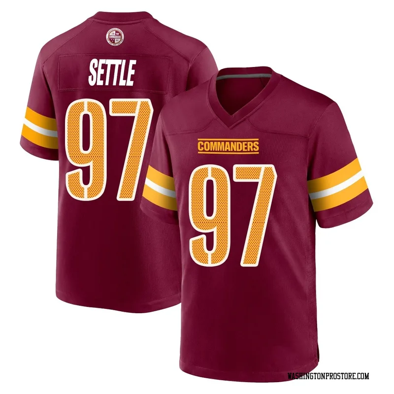 Youth Tim Settle Washington Commanders Game Burgundy Jersey