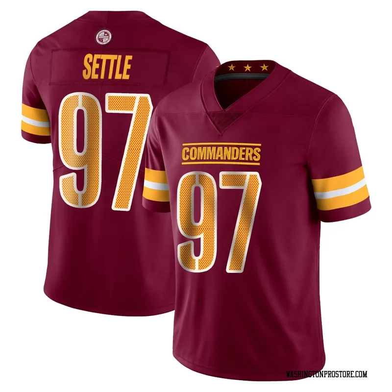 Youth Tim Settle Washington Commanders Limited Vapor Burgundy Jersey