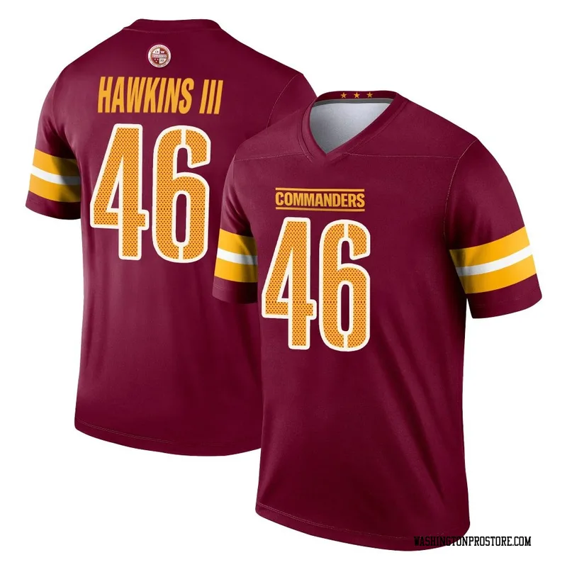 Youth Tre Hawkins III Washington Commanders Legend Burgundy Jersey