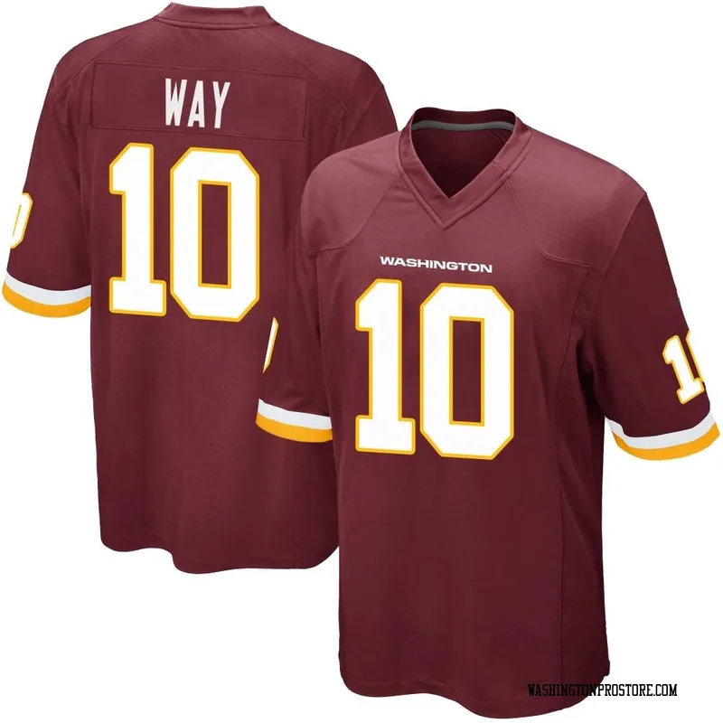 Youth Tress Way Washington Commanders Game Burgundy Team Color Jersey