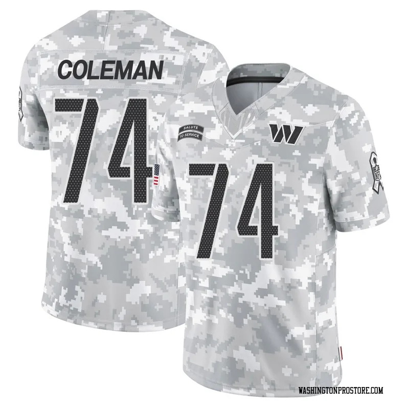 Arctic Camo Men's Brandon Coleman Washington Commanders Limited 2024 Salute to Service Jersey