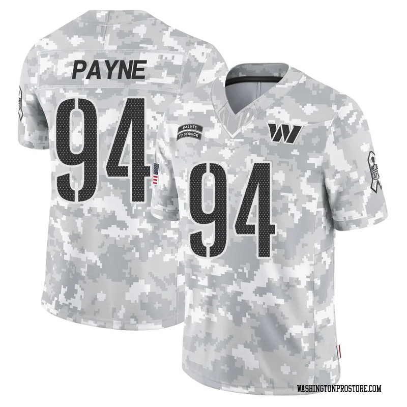 Arctic Camo Men's Daron Payne Washington Commanders Limited 2024 Salute to Service Jersey