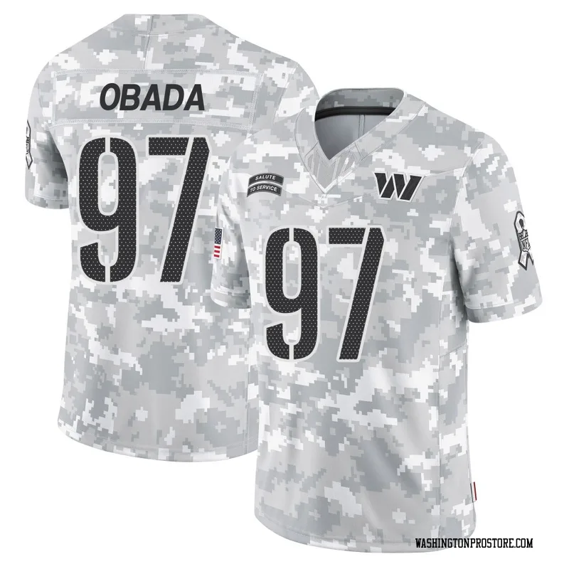 Arctic Camo Men's Efe Obada Washington Commanders Limited 2024 Salute to Service Jersey