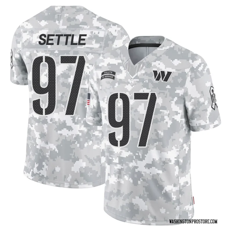 Arctic Camo Men's Tim Settle Washington Commanders Limited 2024 Salute to Service Jersey