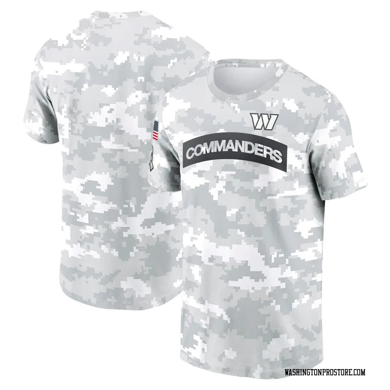 Arctic Camo Men's Washington Commanders 2024 Salute To Service Performance T-Shirt